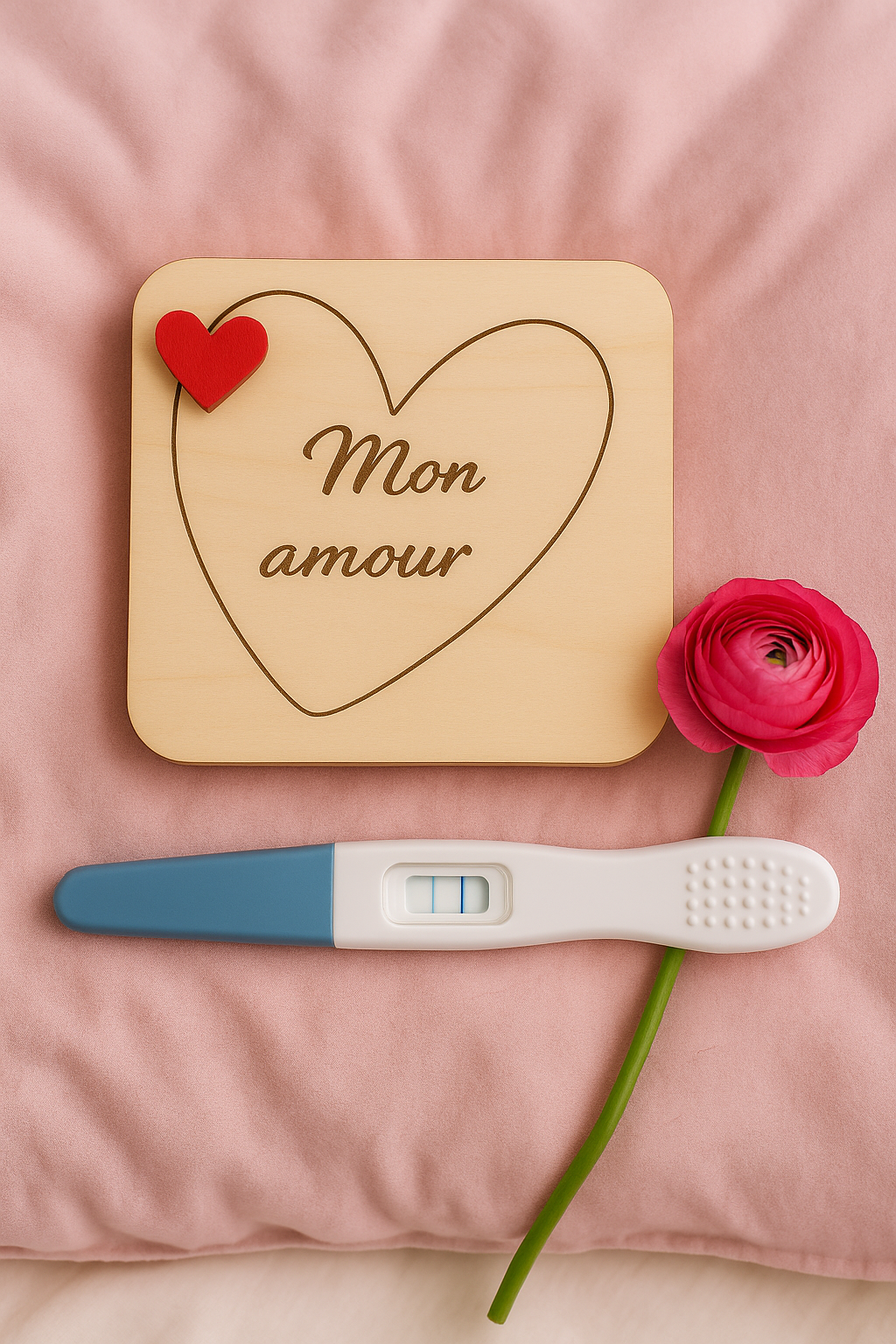 Annonce grossesse futur papa - message à découvrir - un mini toi arrive