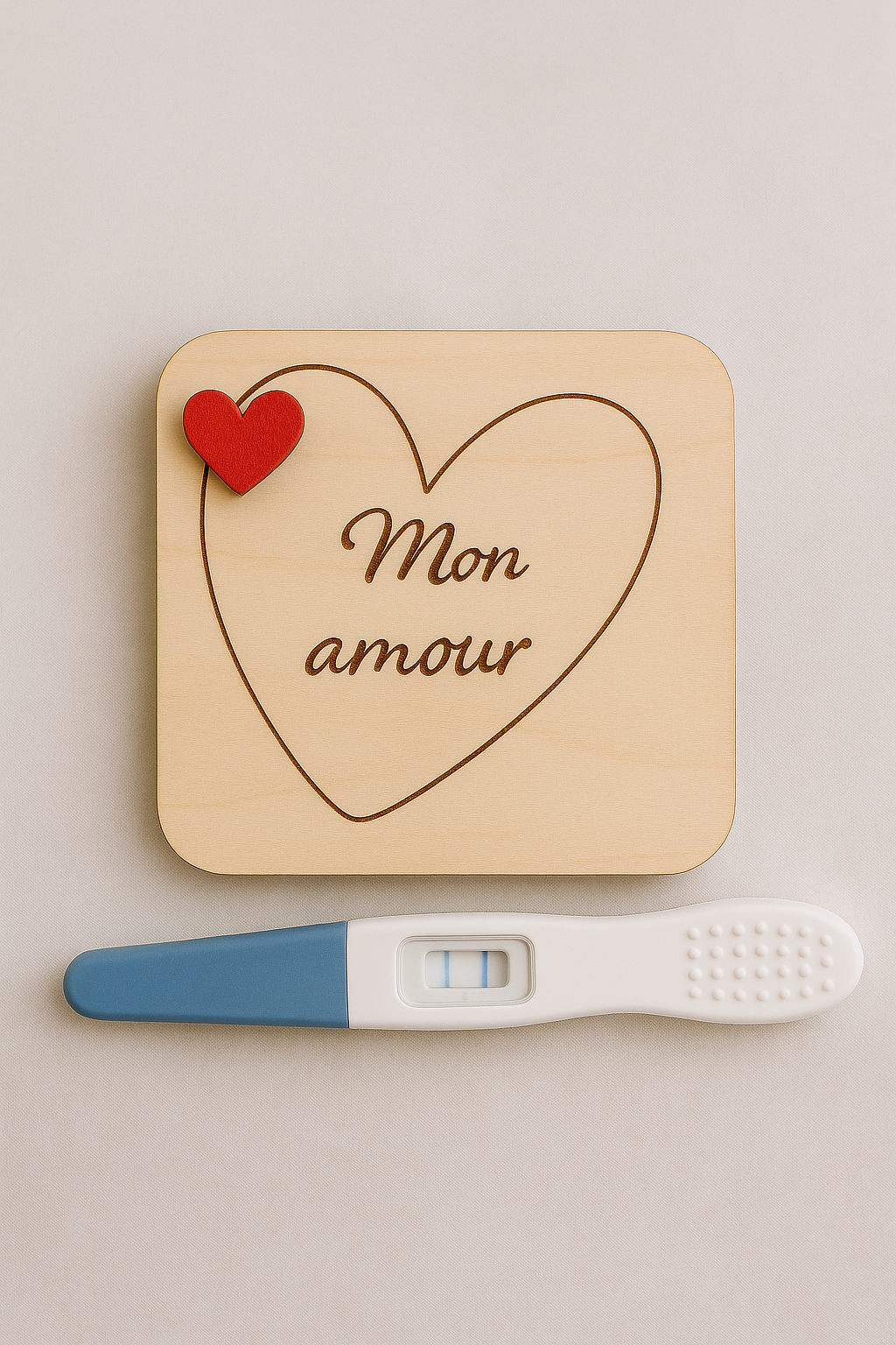 Annonce grossesse futur papa - message à découvrir - un mini toi arrive