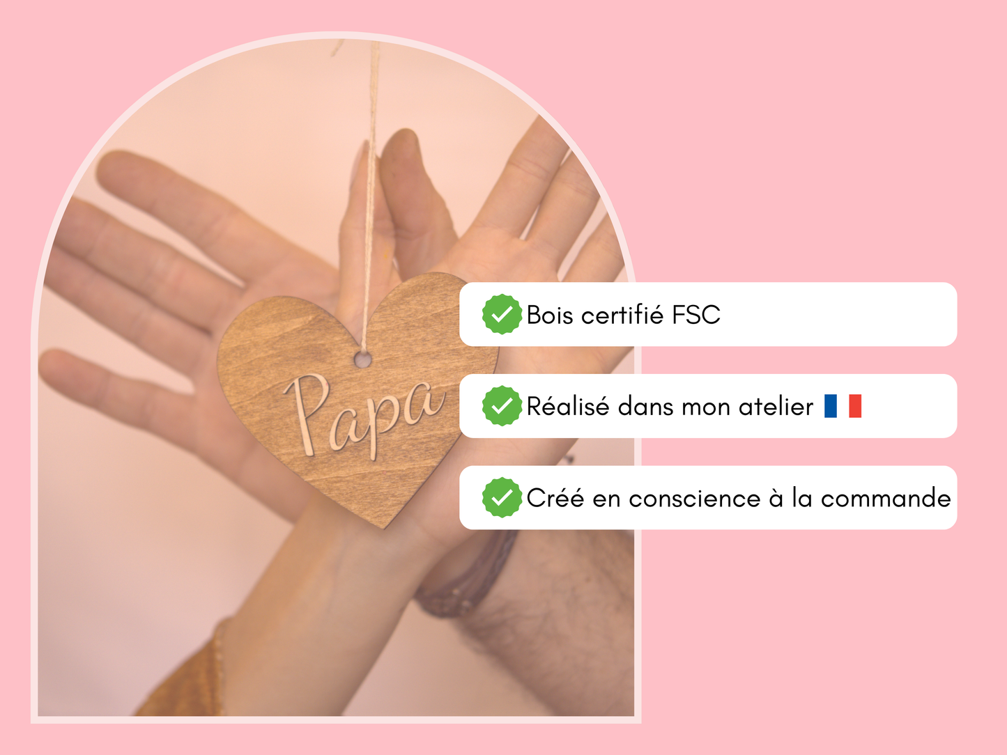 Cake topper baptême personnalisé