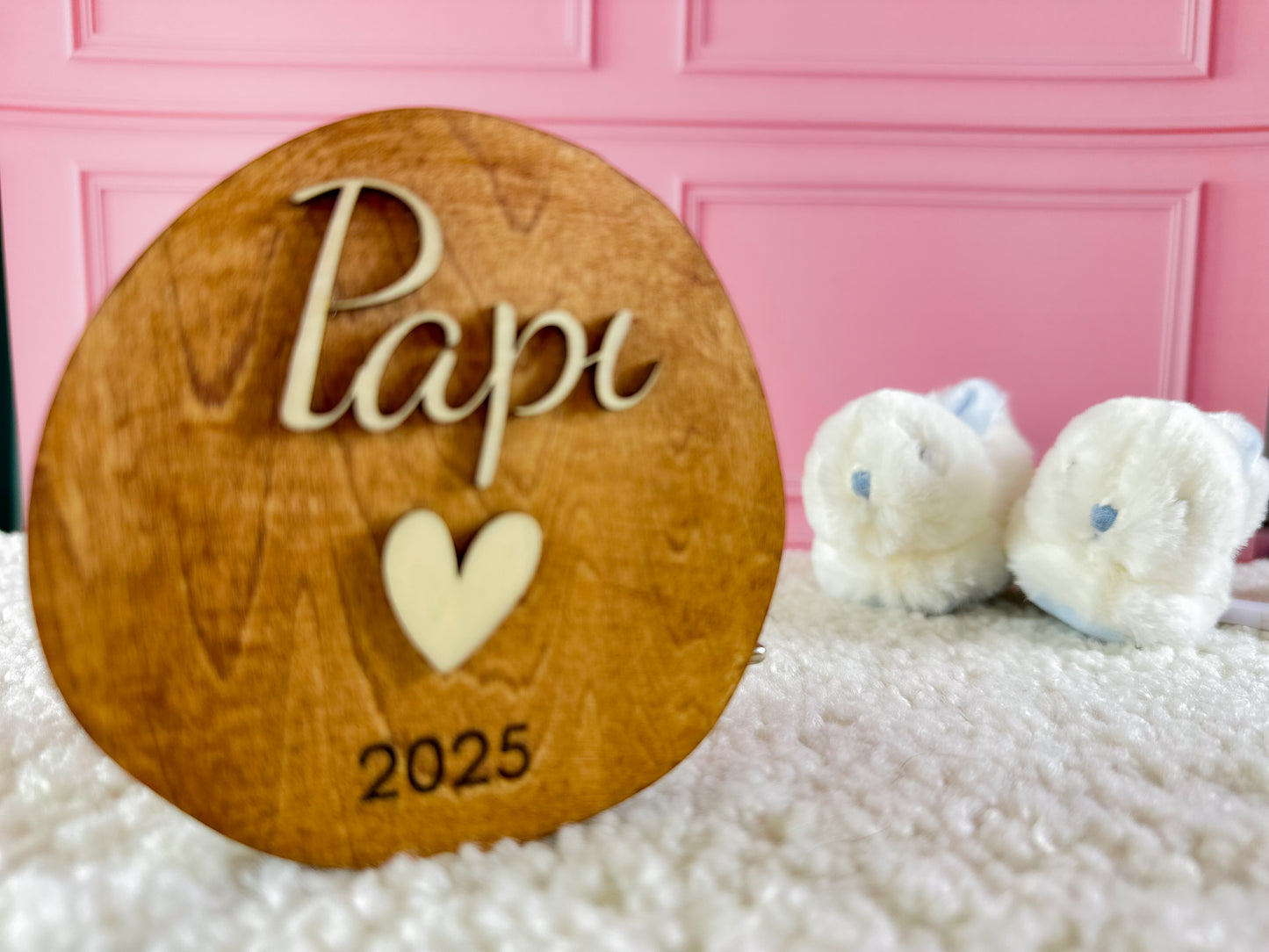 Carte annonce grossesse pour la famille