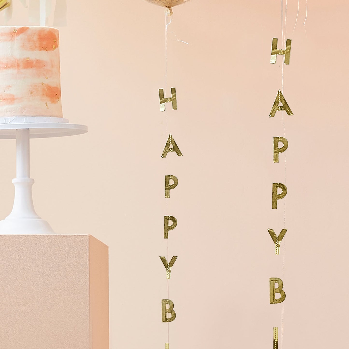 5 guirlandes de ballon Happy Birthday