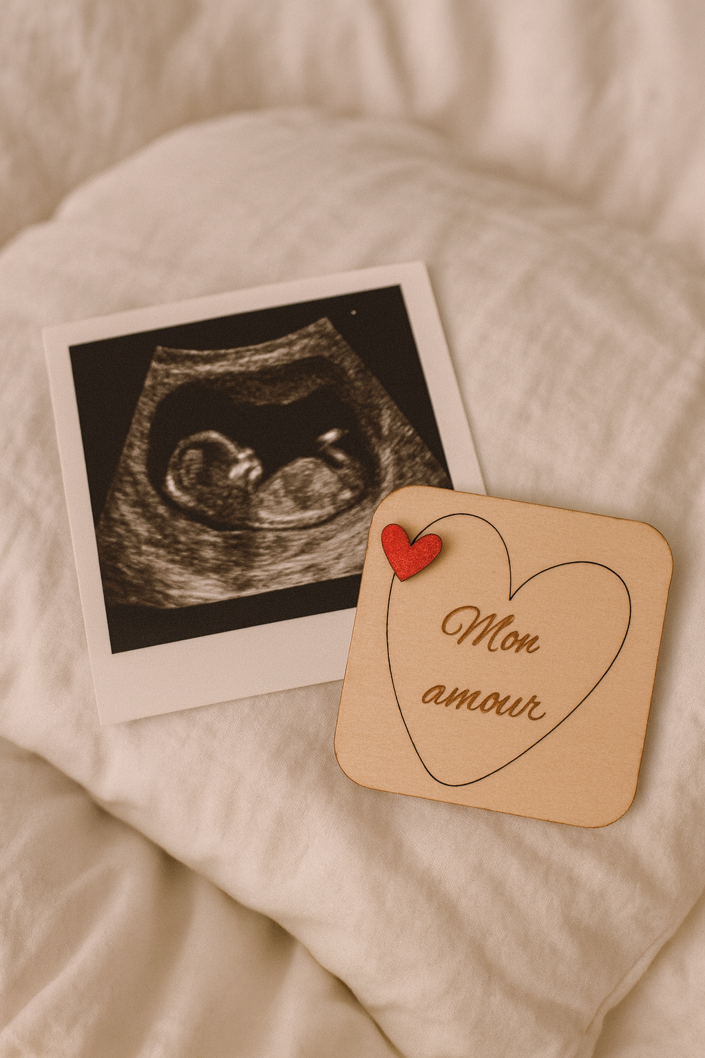 Annonce grossesse futur papa - message à découvrir - un mini toi arrive