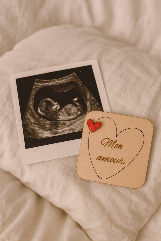 Annonce grossesse futur papa - message à découvrir - un mini toi arrive