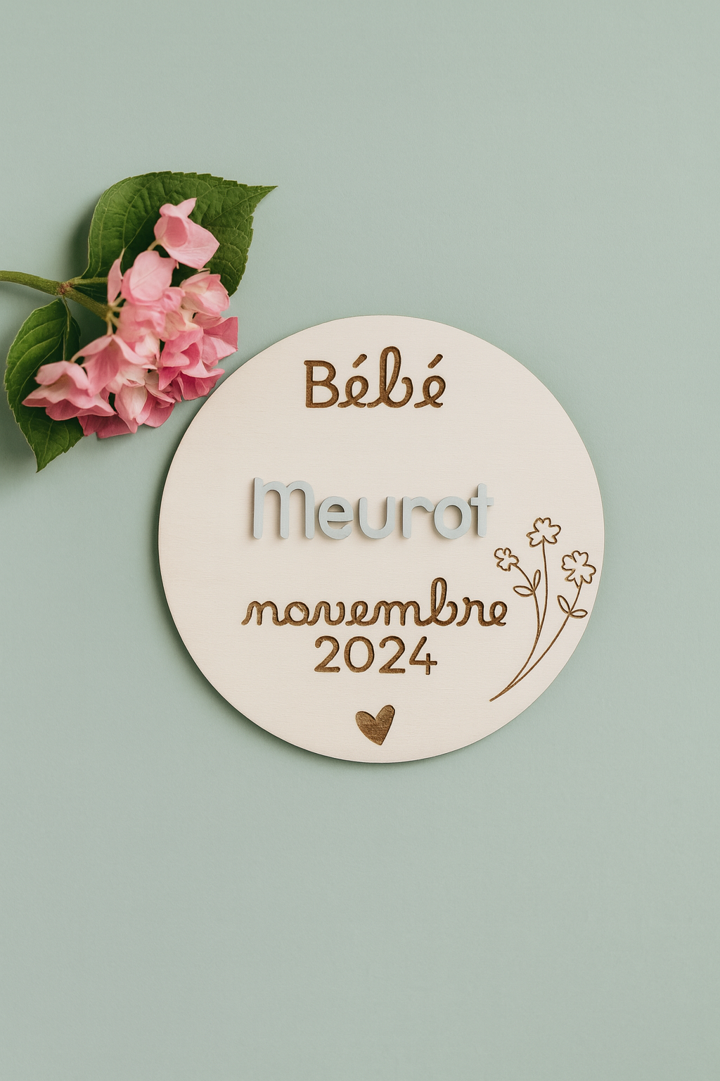 Carte annonce grossesse personnalisée