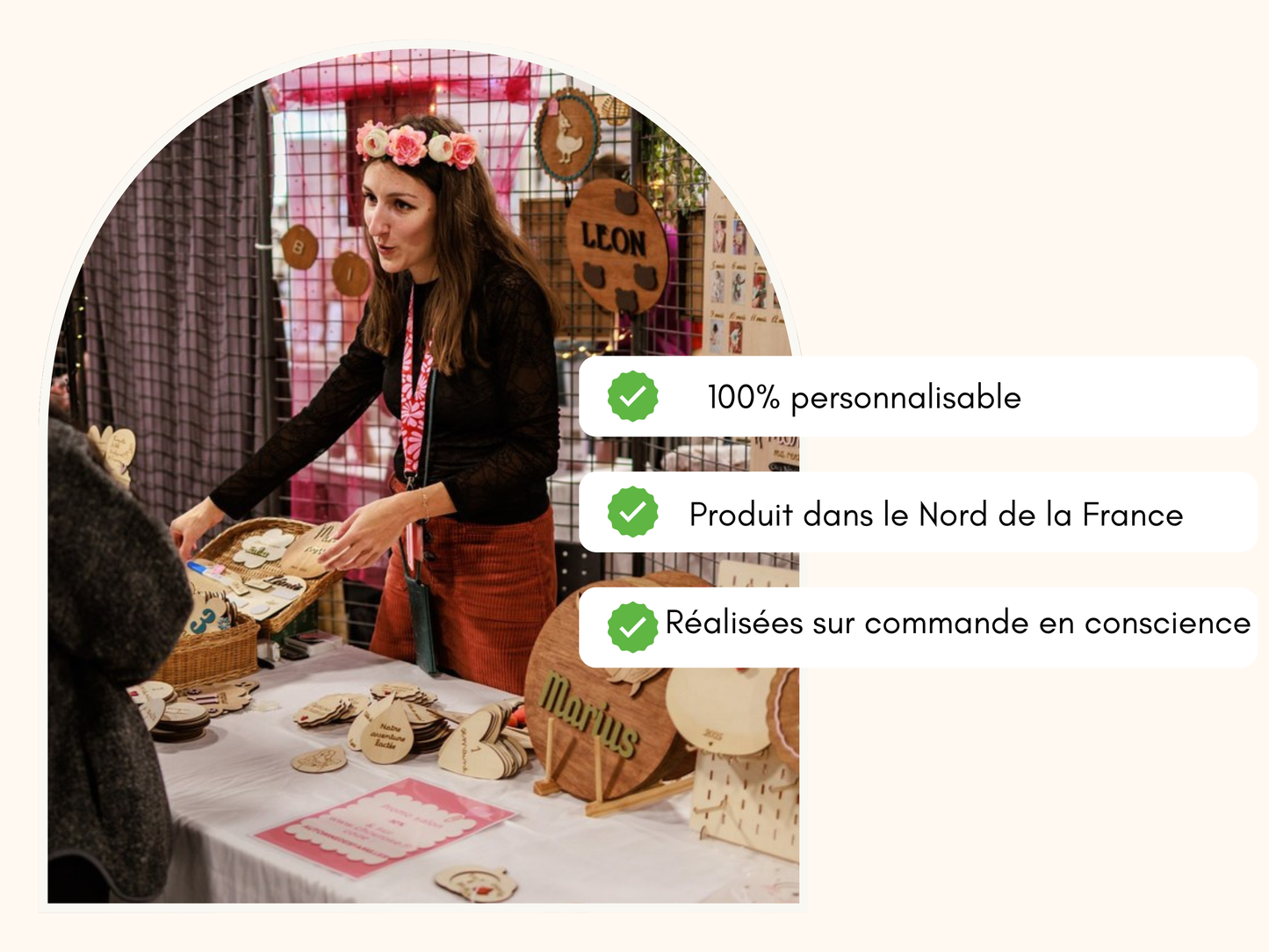 Pancarte en bois personnalisée – Citation murale en relief