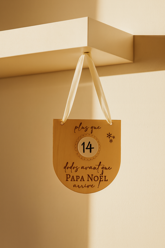 Calendrier de l'avent : décompte des dodos avant que Papa Noël arrive ! 🎅