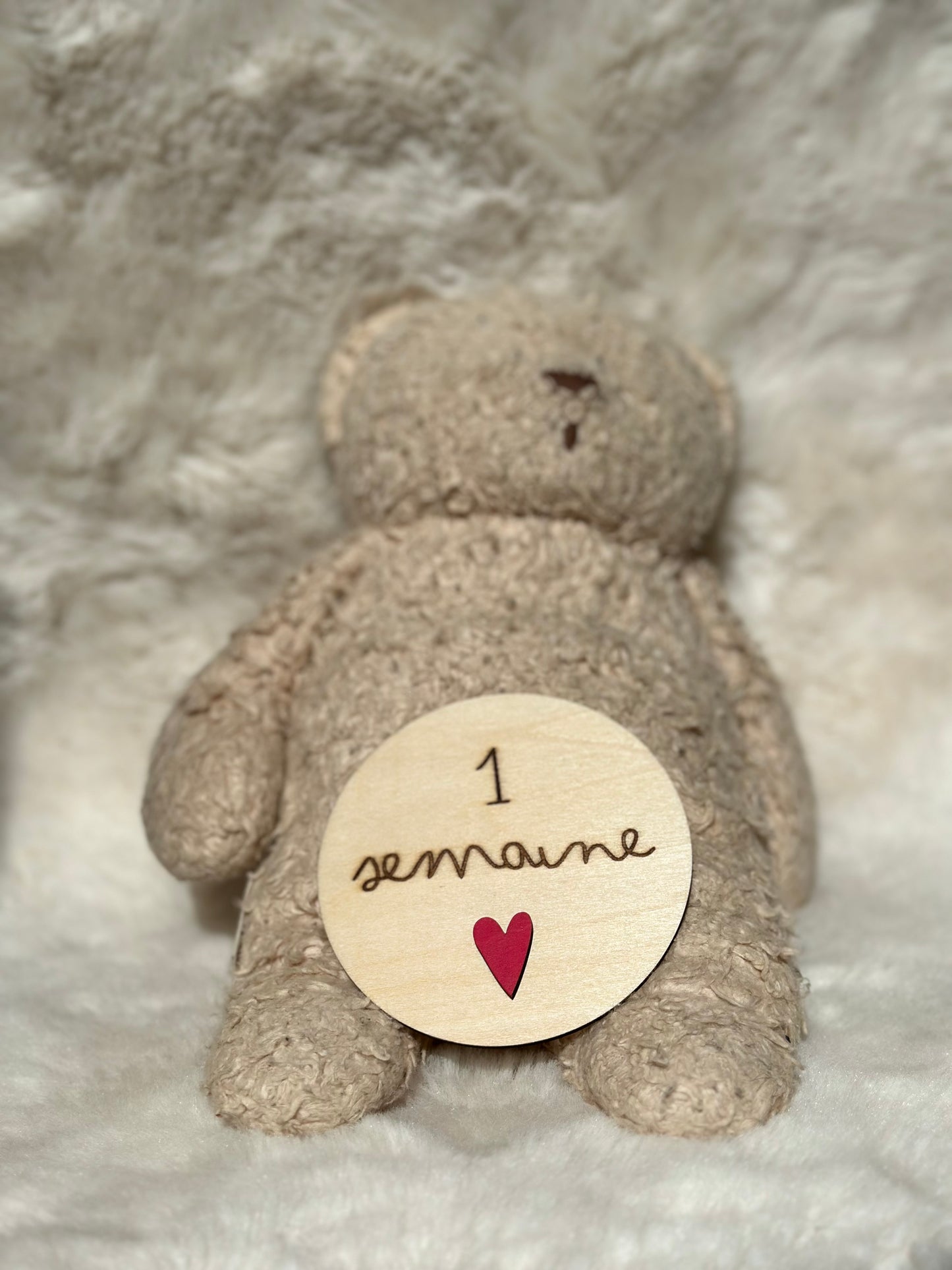 Lot de 34 Cartes Étapes Bébé en Bois – Pour Immortaliser Ses Premières Fois ✨