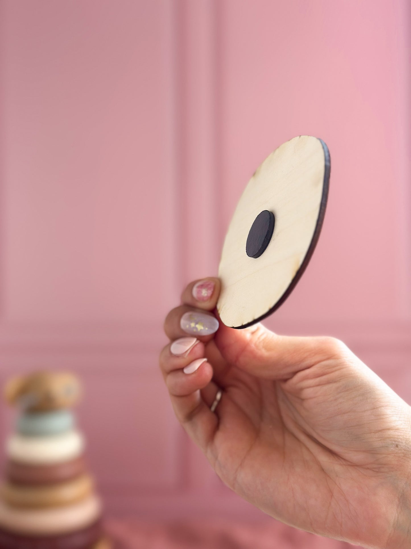 Annonce grossesse magnet en bois personnalisé