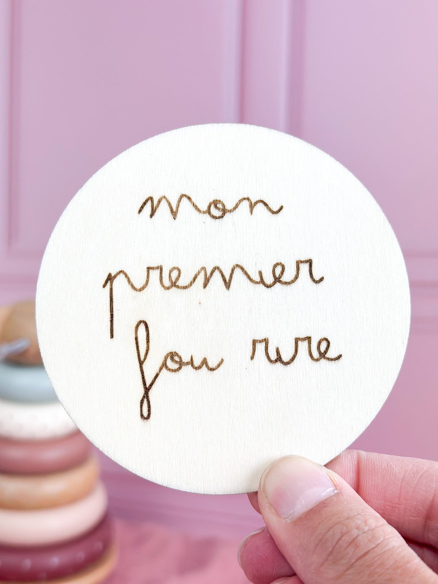Lot de 34 Cartes Étapes Bébé en Bois – Pour Immortaliser Ses Premières Fois ✨