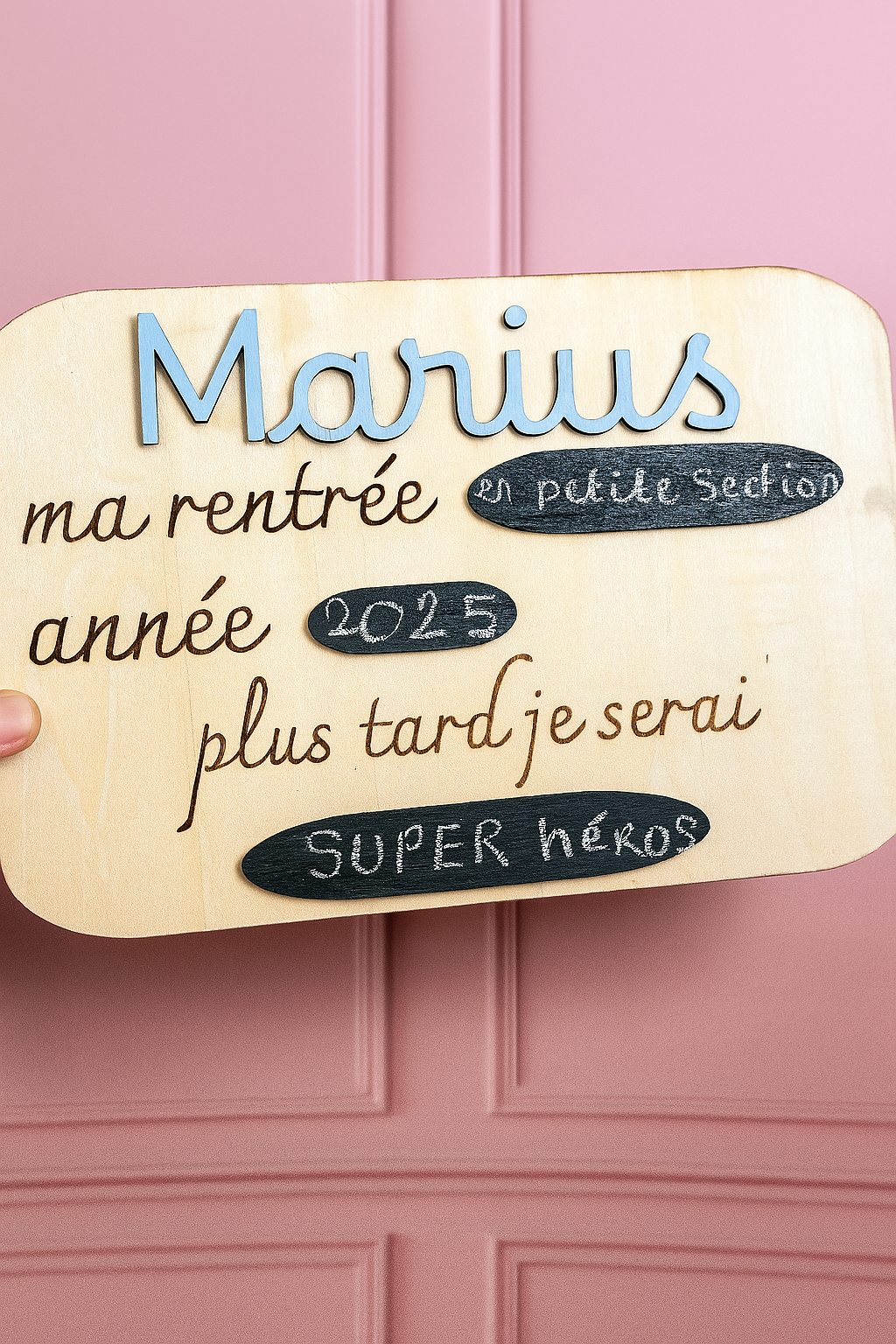 Pancarte personnalisée pour photo de rentrée scolaire : métier de rêve