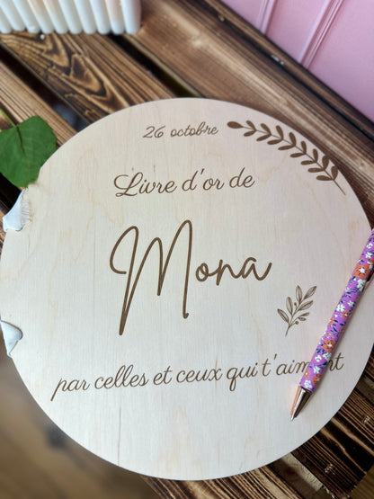 Livre d’or anniversaire enfant personnalisé – Souvenirs des 16 premières années