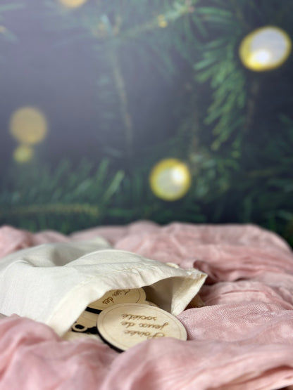 Calendrier de l'Avent en bois : 24 activités en famille