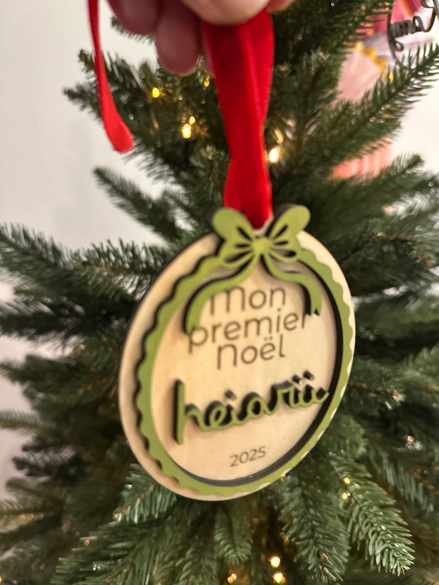 Suspension de Noël personnalisée