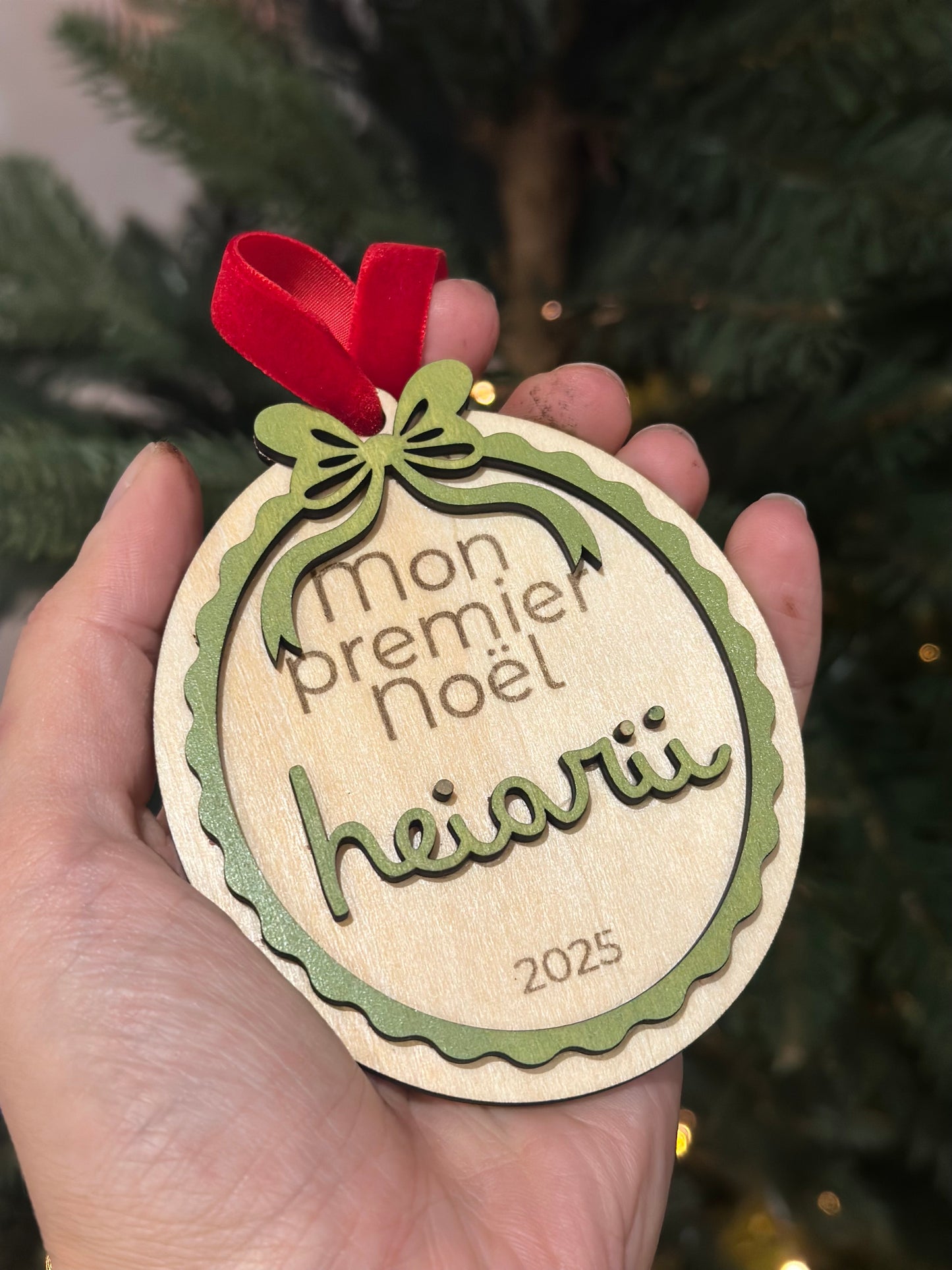 Suspension de Noël personnalisée