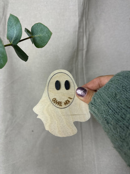 Halloween pregnancy announcement - little ghost
