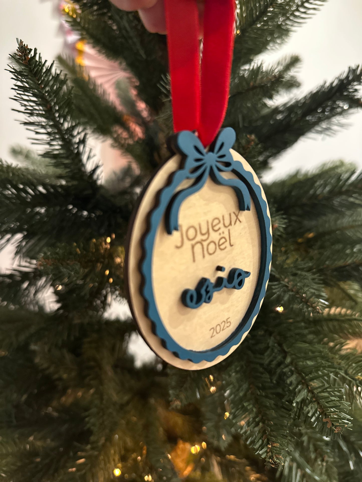 Suspension de Noël personnalisée