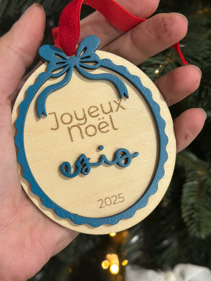 Suspension de Noël personnalisée
