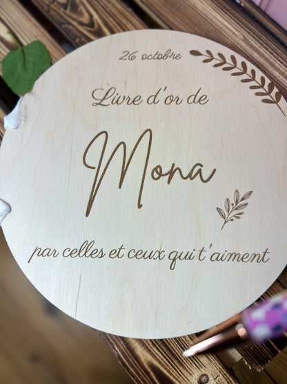Livre d’or anniversaire enfant personnalisé – Souvenirs des 16 premières années