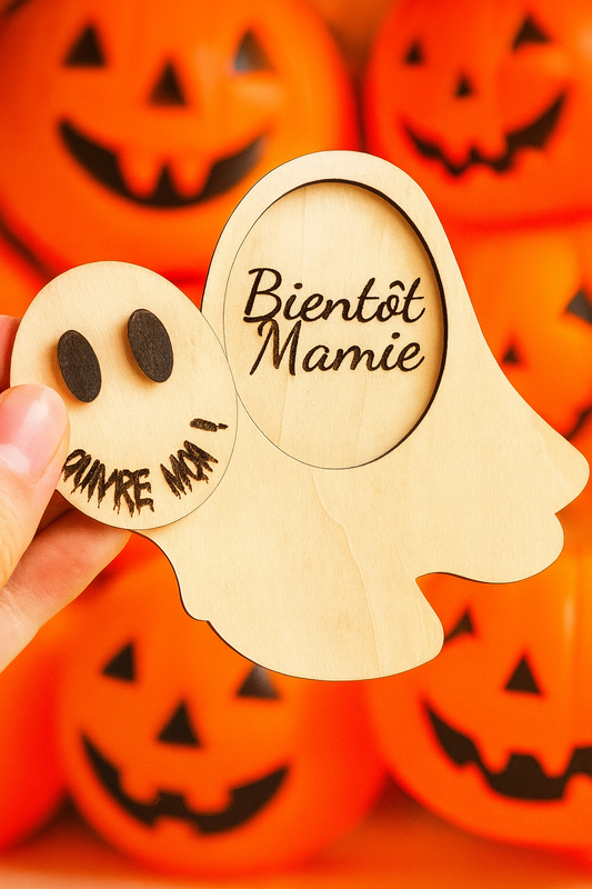 Annonce grossesse Halloween - petit fantôme