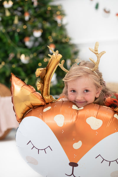 ballon en forme de renne du père noël