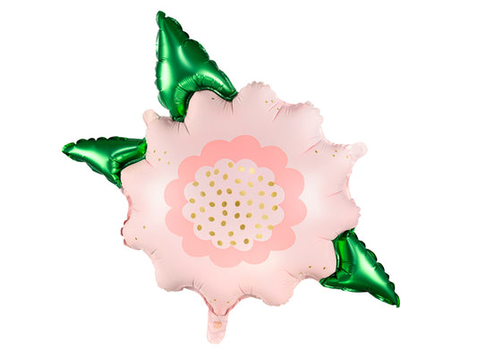Ballon en forme de fleur rose