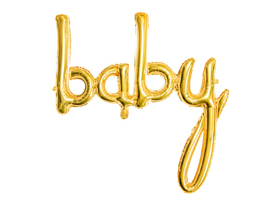 ballon baby, babyshower, ballon doré pour babyshower