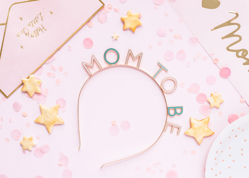 diadème mom to be, babyshower