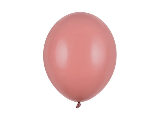 ballon solide 30 cm rose foncé