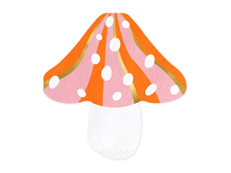 serviettes en papier champignon