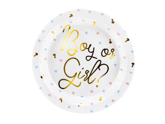 assiette boy or girl gender reveal