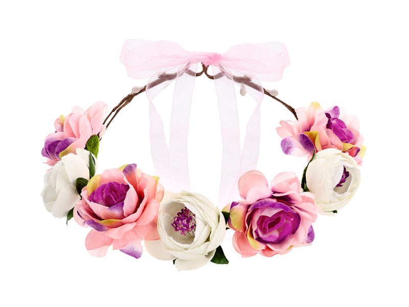 couronne de fleurs pour babyshower