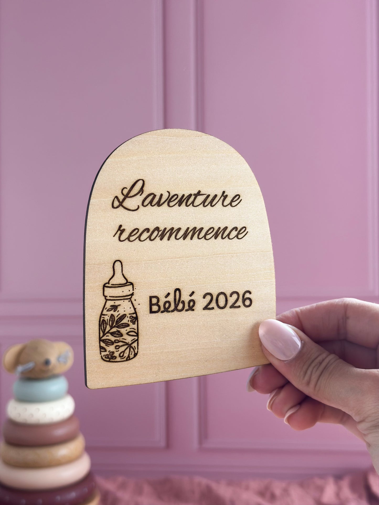 l'aventure recommence bébé 2026 magnet annonce grossesse