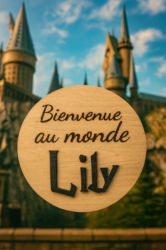 Carte Annonce Naissance "Potter Head"
