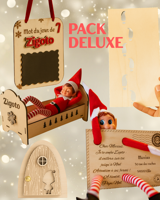 Pack Deluxe – Kit complet accessoires du Lutin Farceur personnalisé