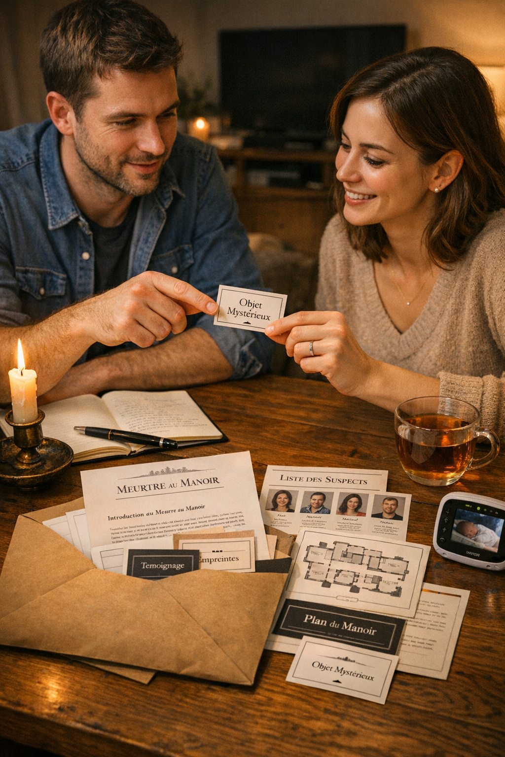 Murder at the Manor - The escape game to experience as a couple, at home