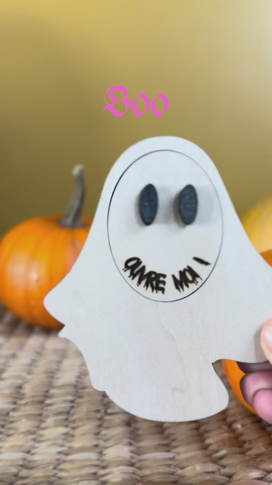 Annonce grossesse Halloween - petit fantôme