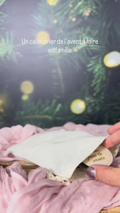 Calendrier de l'Avent en bois : 24 activités en famille