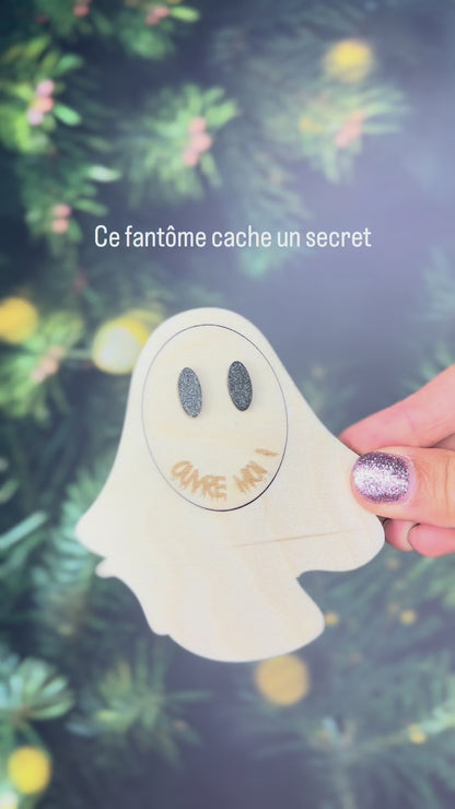 Halloween pregnancy announcement - little ghost