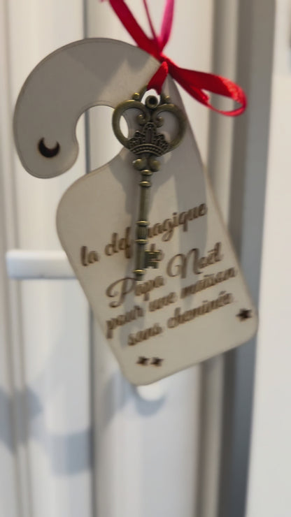 Clé magique du Père Noël – pour les maisons sans cheminée